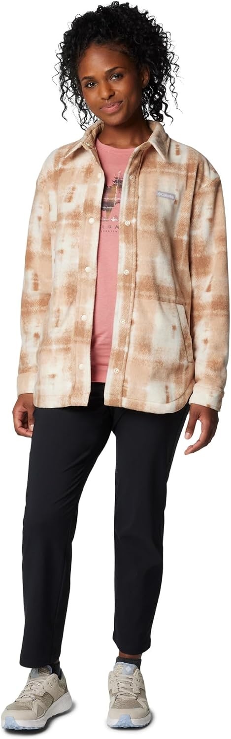 image:imageColumbia Benton Springs Shirt Jacket IICamel Brown Omblur