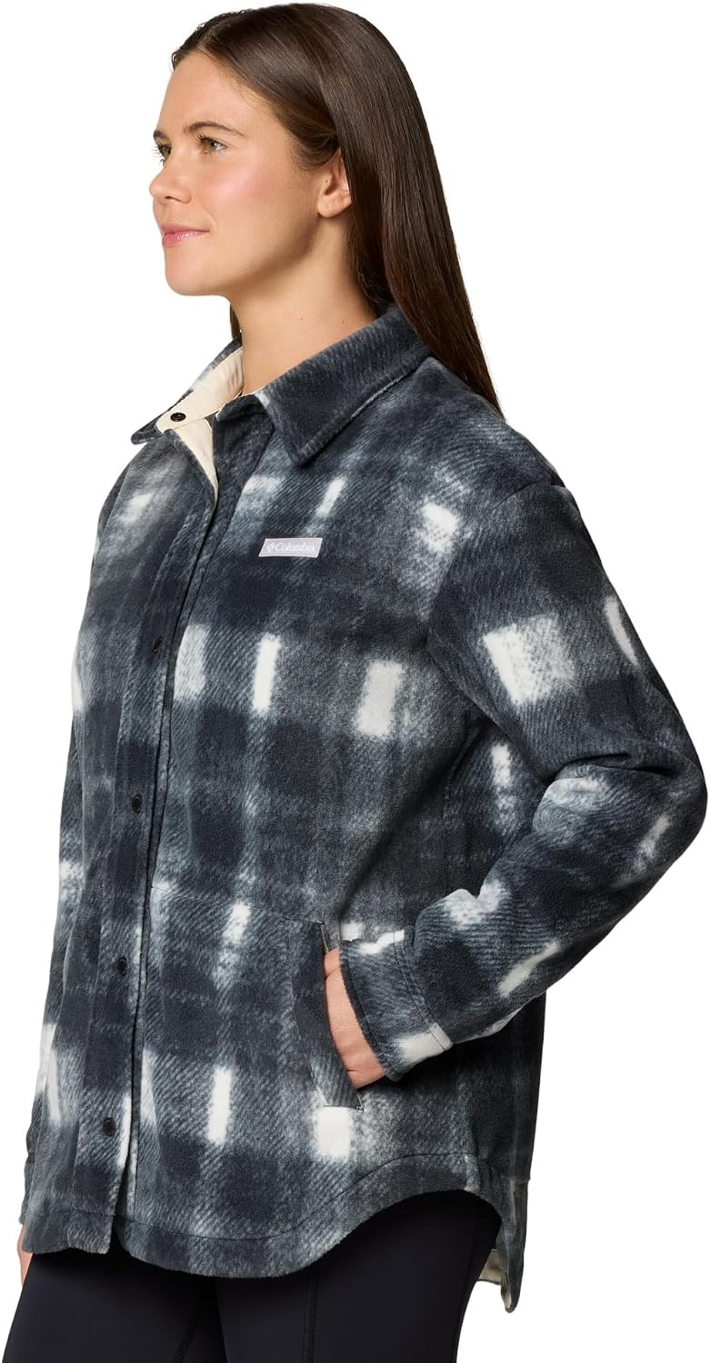image:imageColumbia Benton Springs Shirt Jacket IIChalk Omblur Tonal