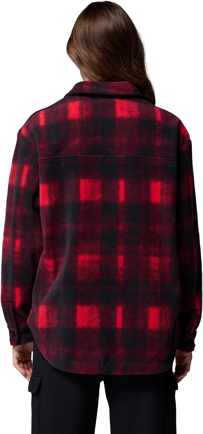 image:imageColumbia Benton Springs Shirt Jacket IIMountain Red Omblur Tonal