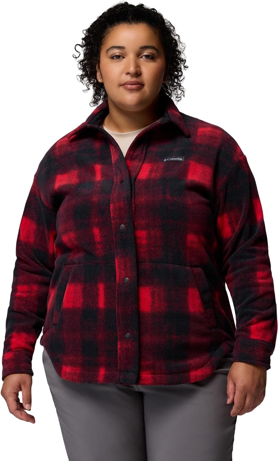 image:imageColumbia Benton Springs Shirt Jacket IIMountain Red Omblur Tonal