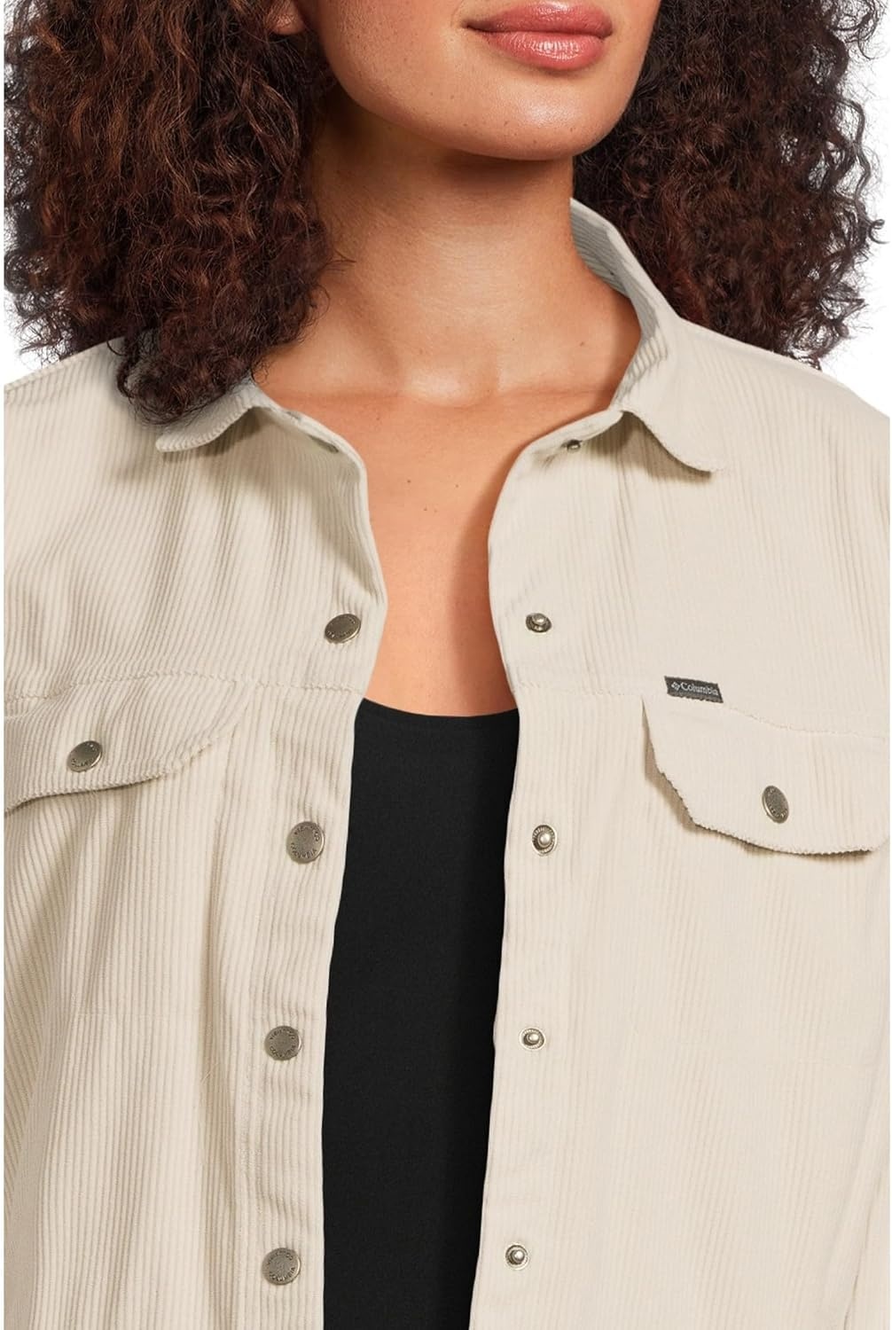 image:imageColumbia Blue Point Creek Short Corduroy Shirt JacketDark Stone