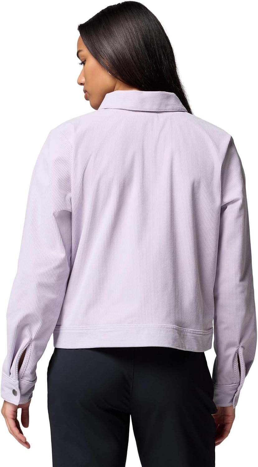 image:imageColumbia Blue Point Creek Short Corduroy Shirt JacketLavender Pearl