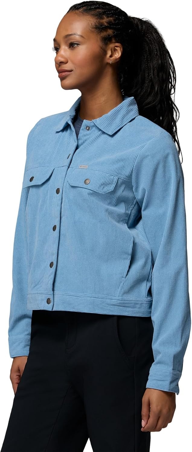 image:imageColumbia Blue Point Creek Short Corduroy Shirt JacketRainy Day