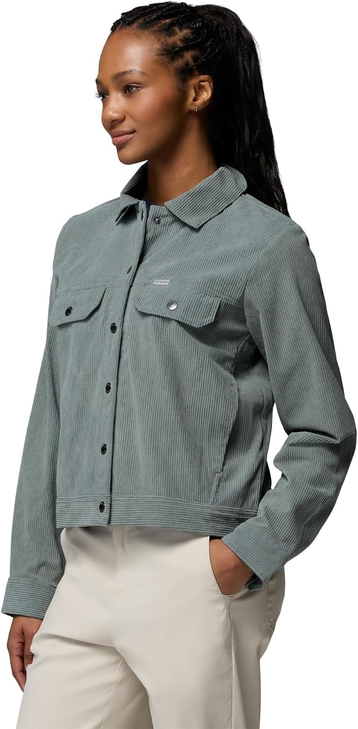 image:imageColumbia Blue Point Creek Short Corduroy Shirt JacketSedona Sage