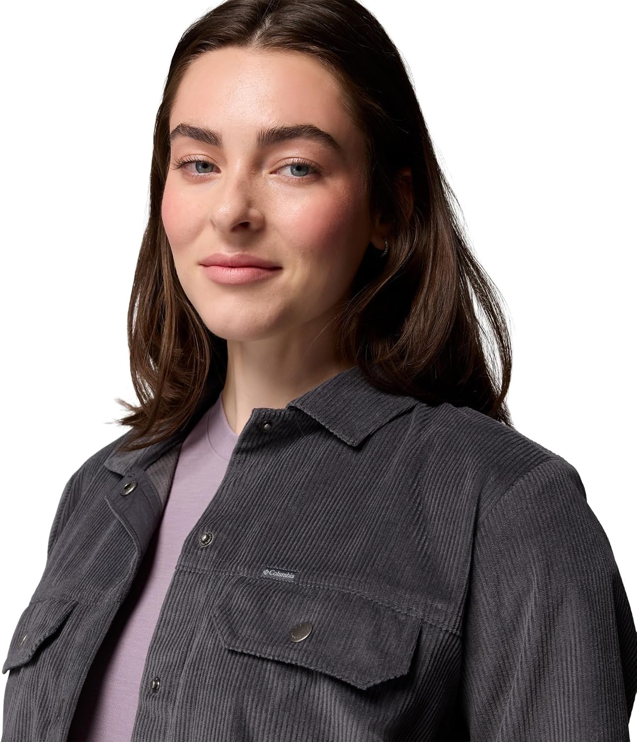 image:imageColumbia Blue Point Creek Short Corduroy Shirt JacketShark