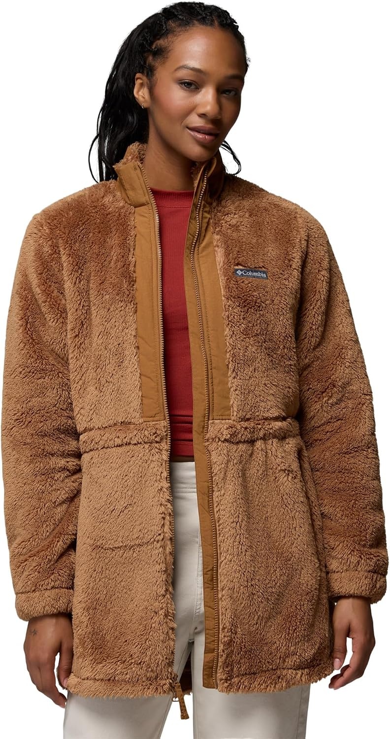 image:imageColumbia Boundless Discovery Long Sherpa JacketCamel Brown