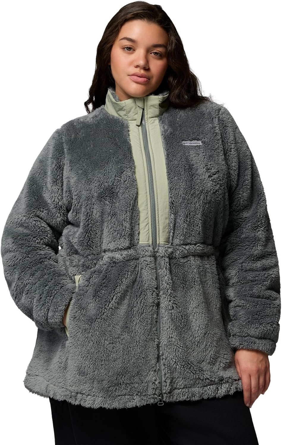 image:imageColumbia Boundless Discovery Long Sherpa JacketSedona SageSafari