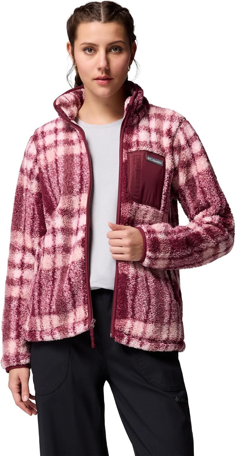 image:imageColumbia West Bend Full Zip IIRich Wine Herringplaid