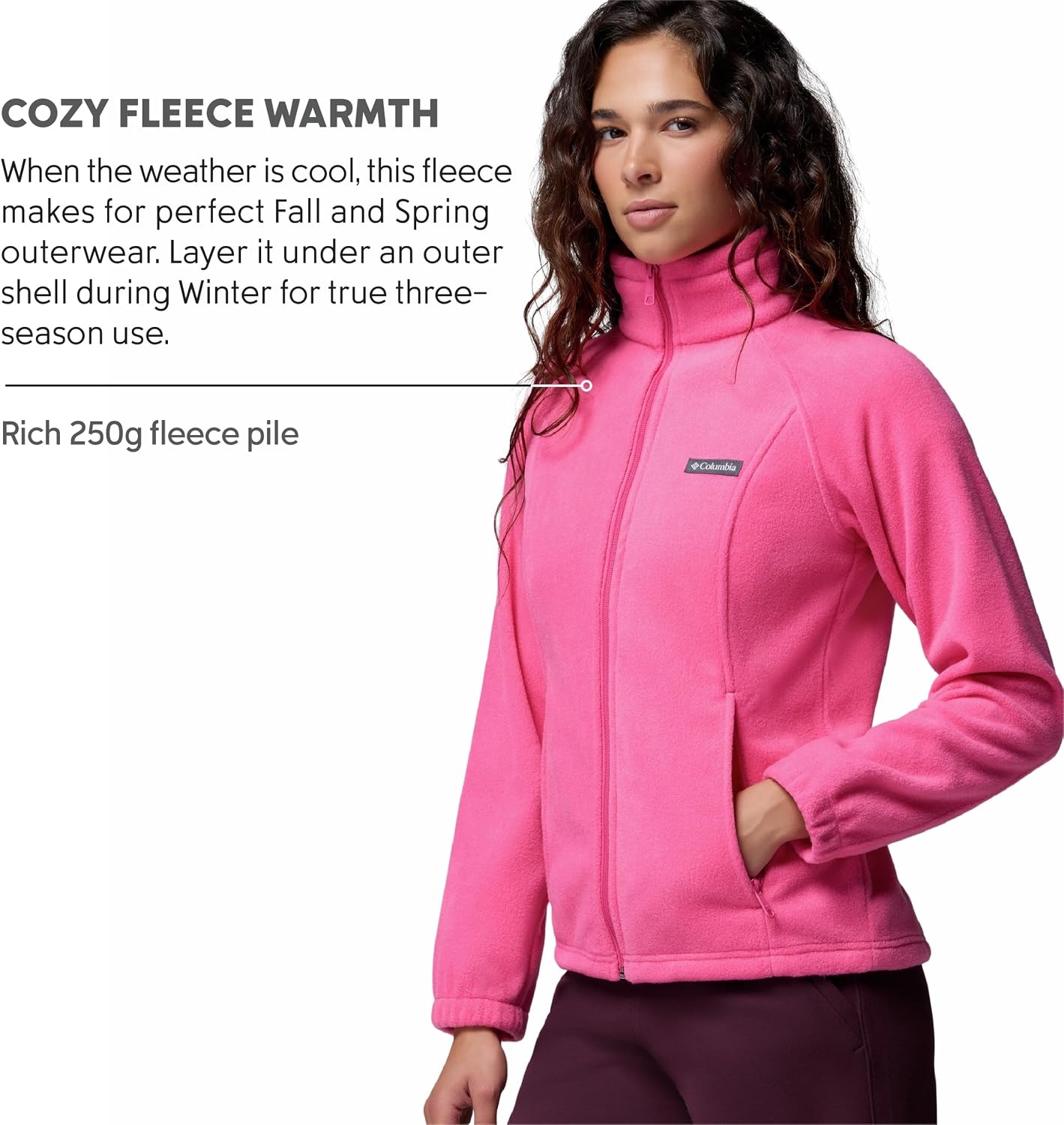 image:imageColumbia Womens Benton Springs Full ZipNico