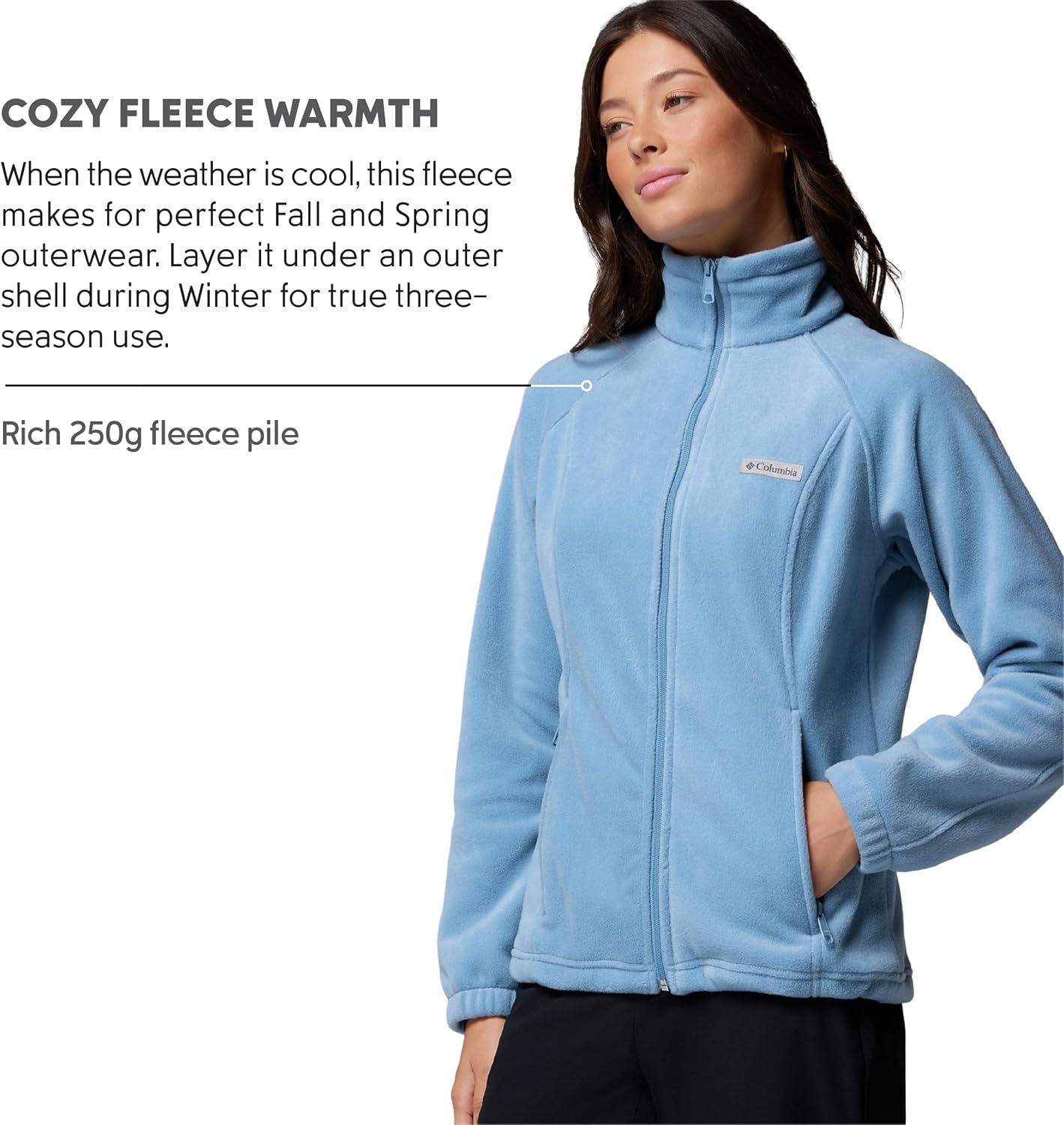 image:imageColumbia Womens Benton Springs Full ZipRainy Day