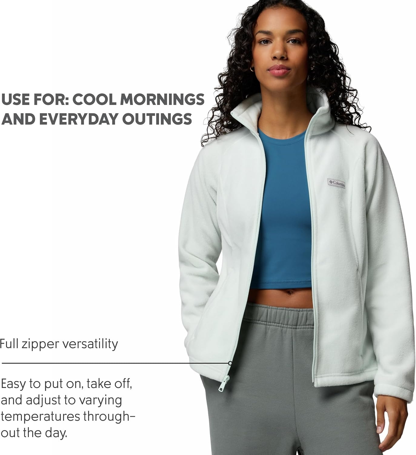 image:imageColumbia Womens Benton Springs Full ZipTea Light