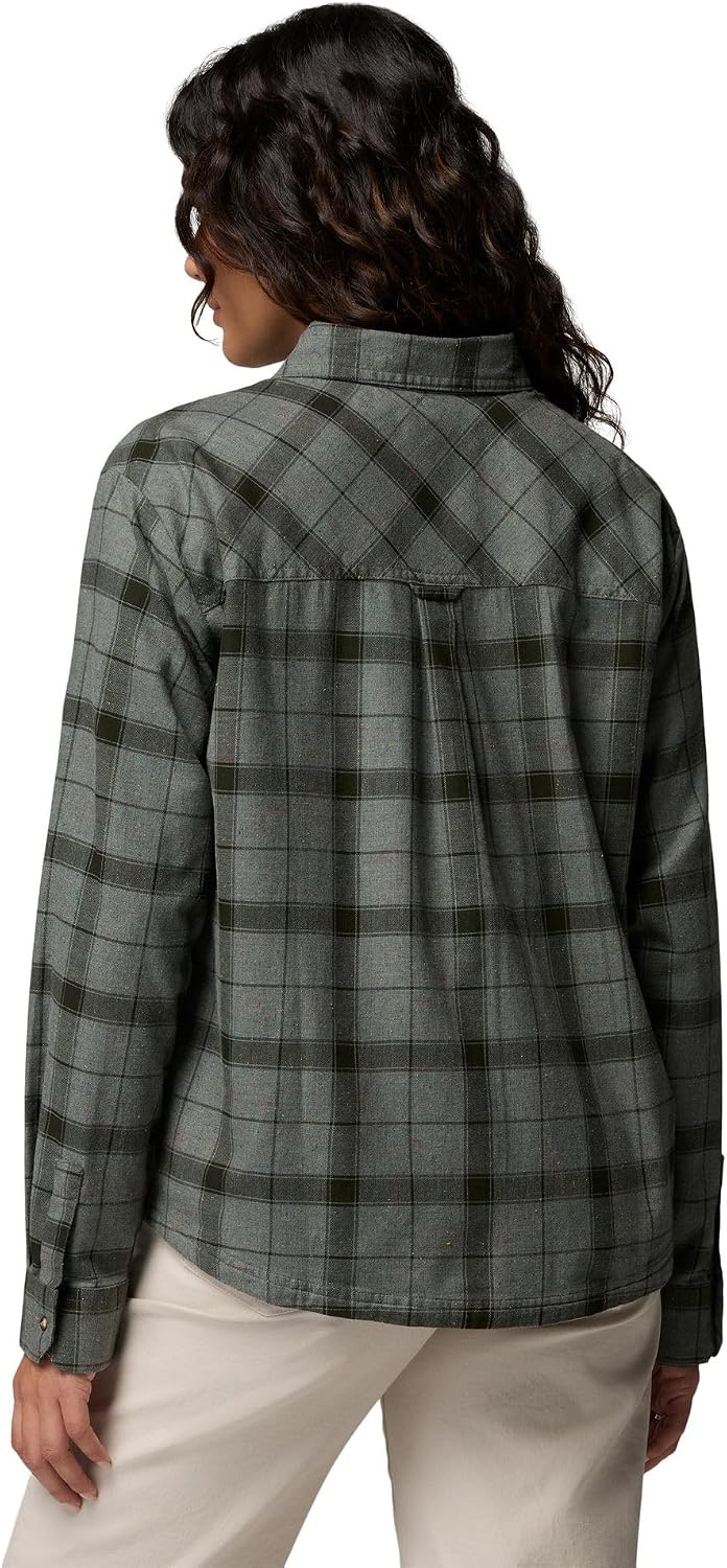 image:imageColumbia Womens Blue Point Creek Woven Long Sleeve ShirtSedona SageWindow Check
