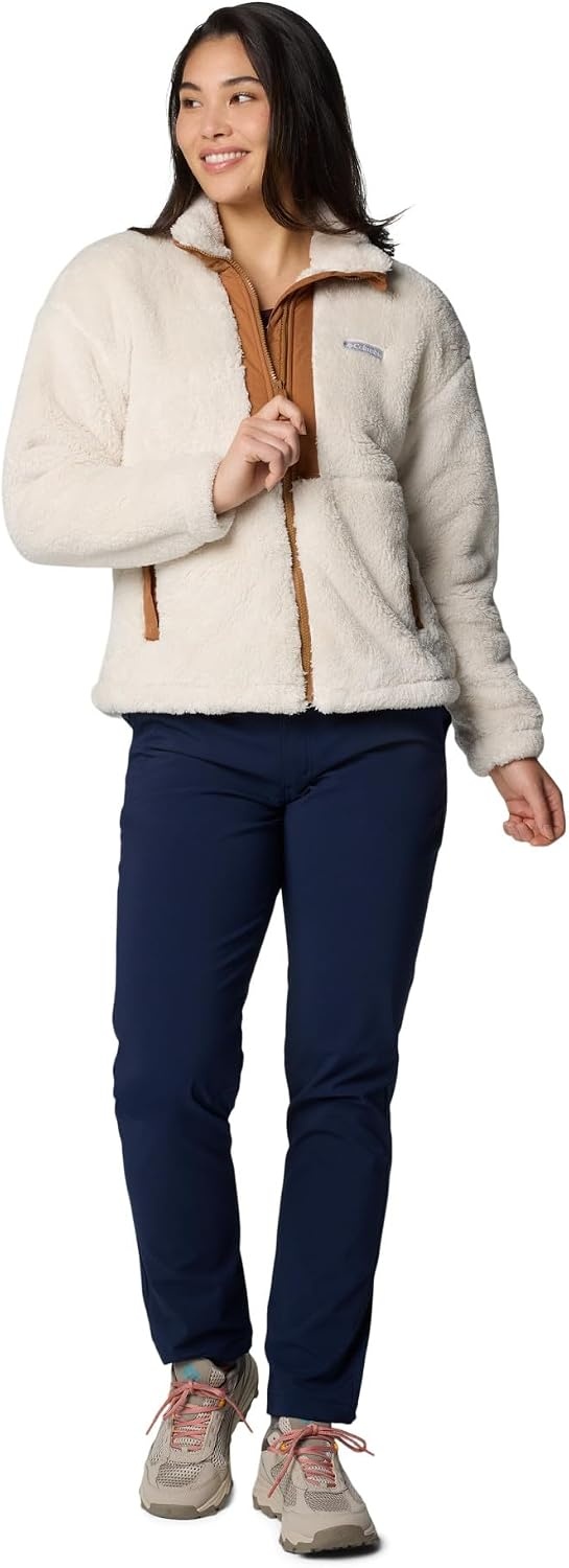 image:imageColumbia Womens Boundless Discovery Sherpa Full Zip IIChalkCamel Brown