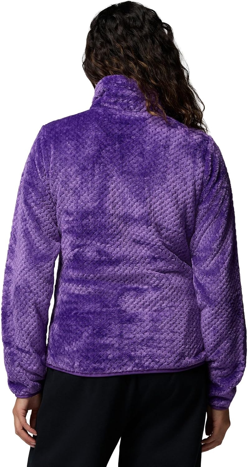 image:imageColumbia Womens Collegiate Fire Side II Sherpa Full ZipLsu Vivid Purple