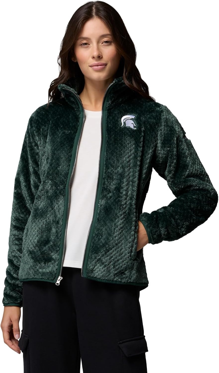 image:imageColumbia Womens Collegiate Fire Side II Sherpa Full ZipMs Spruce