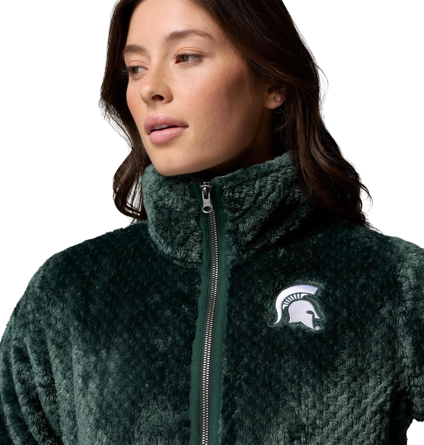 image:imageColumbia Womens Collegiate Fire Side II Sherpa Full ZipMs Spruce