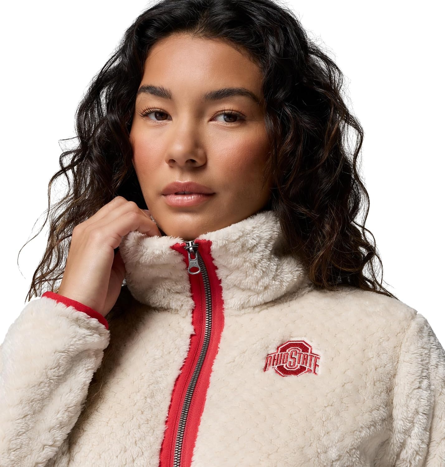 image:imageColumbia Womens Collegiate Fire Side II Sherpa Full ZipOs Dark Stone