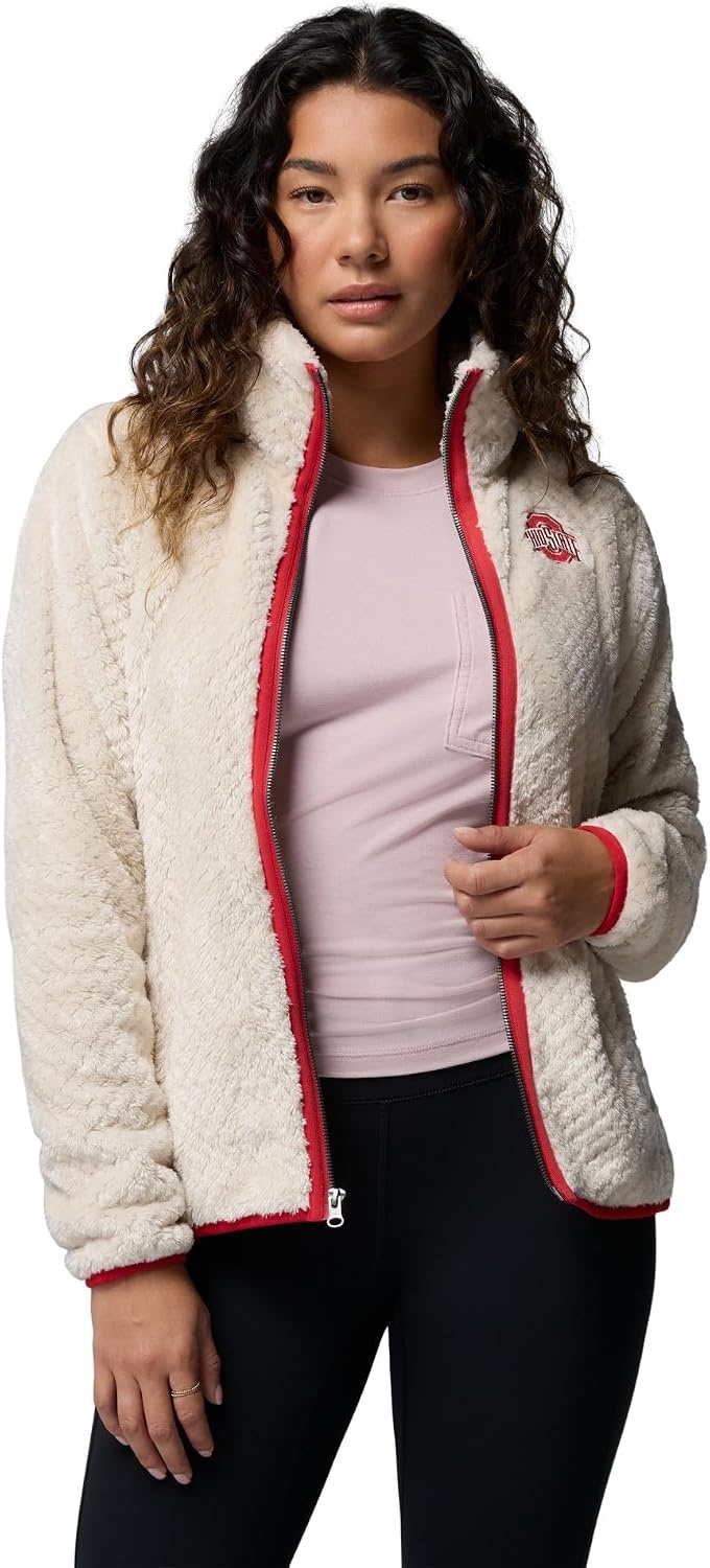 image:imageColumbia Womens Collegiate Fire Side II Sherpa Full ZipOs Dark Stone