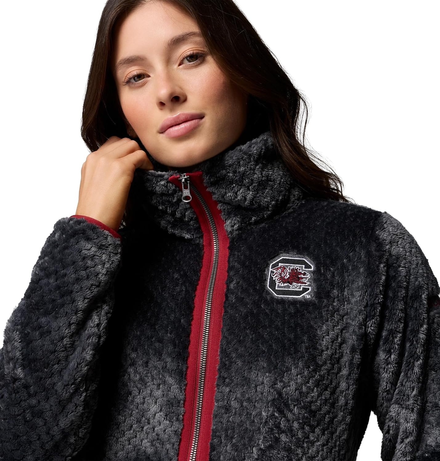 image:imageColumbia Womens Collegiate Fire Side II Sherpa Full ZipSc Shark