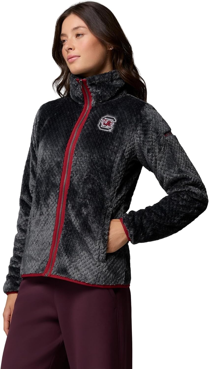 image:imageColumbia Womens Collegiate Fire Side II Sherpa Full ZipSc Shark