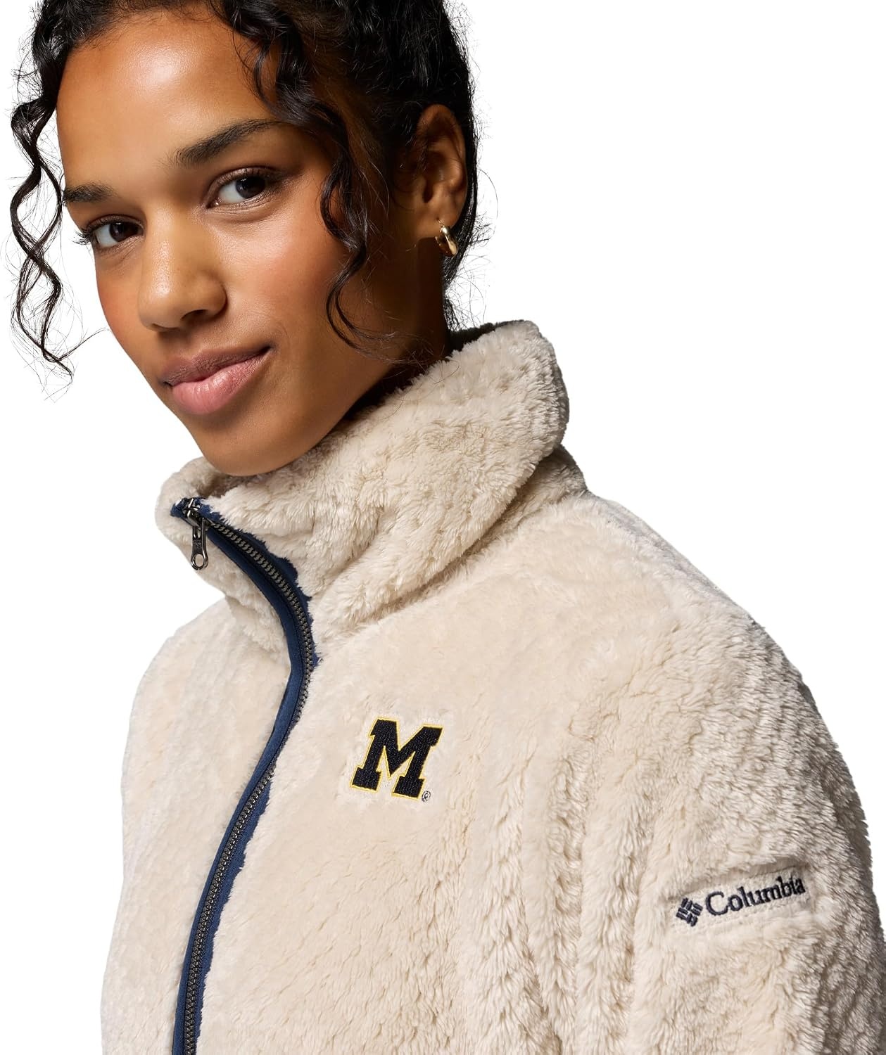 image:imageColumbia Womens Collegiate Fire Side II Sherpa Full ZipUm Dark Stone
