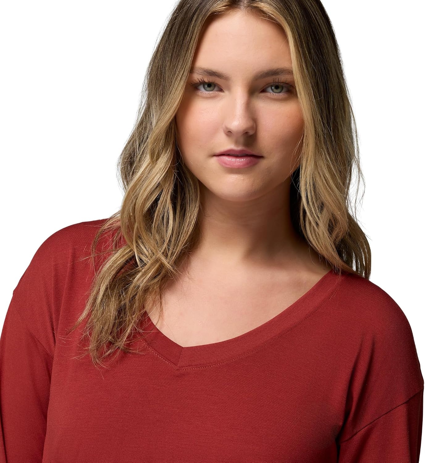 image:imageColumbia Womens Daniela Falls Long SleeveRed Oxide