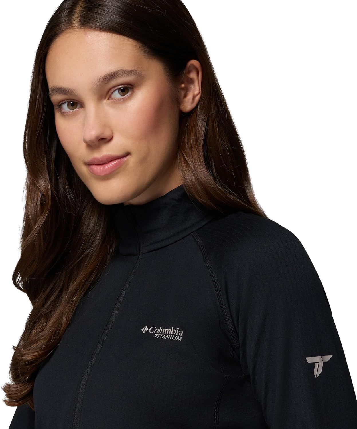 image:imageColumbia Womens Driventure Half Zip Poppy Red MediumBlack