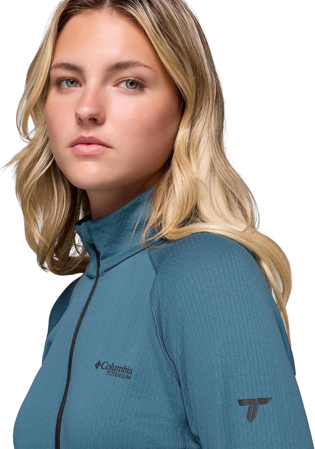 image:imageColumbia Womens Driventure Half Zip Poppy Red MediumEverblueBlack