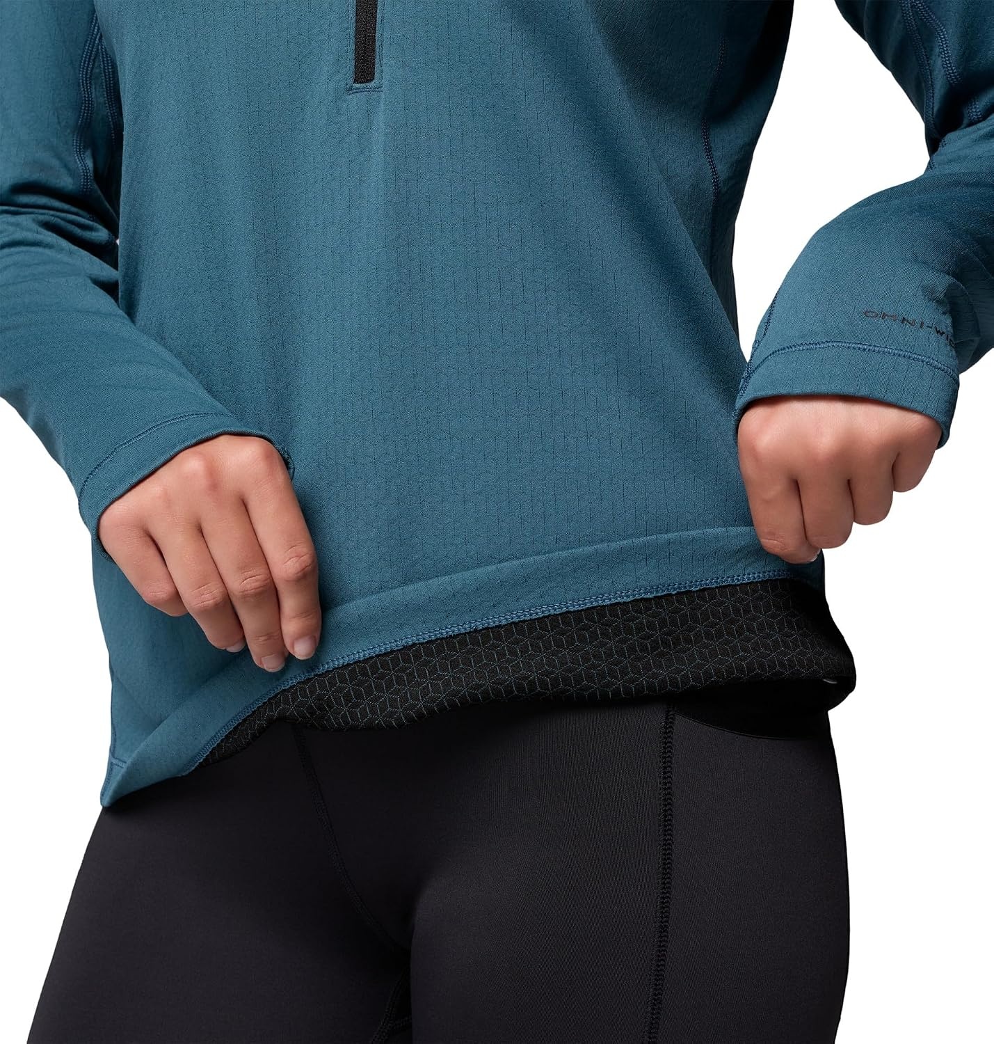 image:imageColumbia Womens Driventure Half Zip Poppy Red MediumEverblueBlack