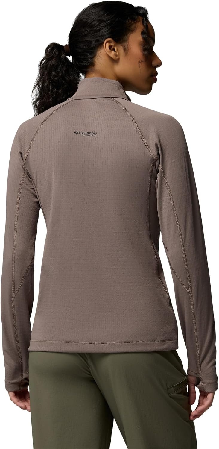 image:imageColumbia Womens Driventure Half Zip Poppy Red MediumIron