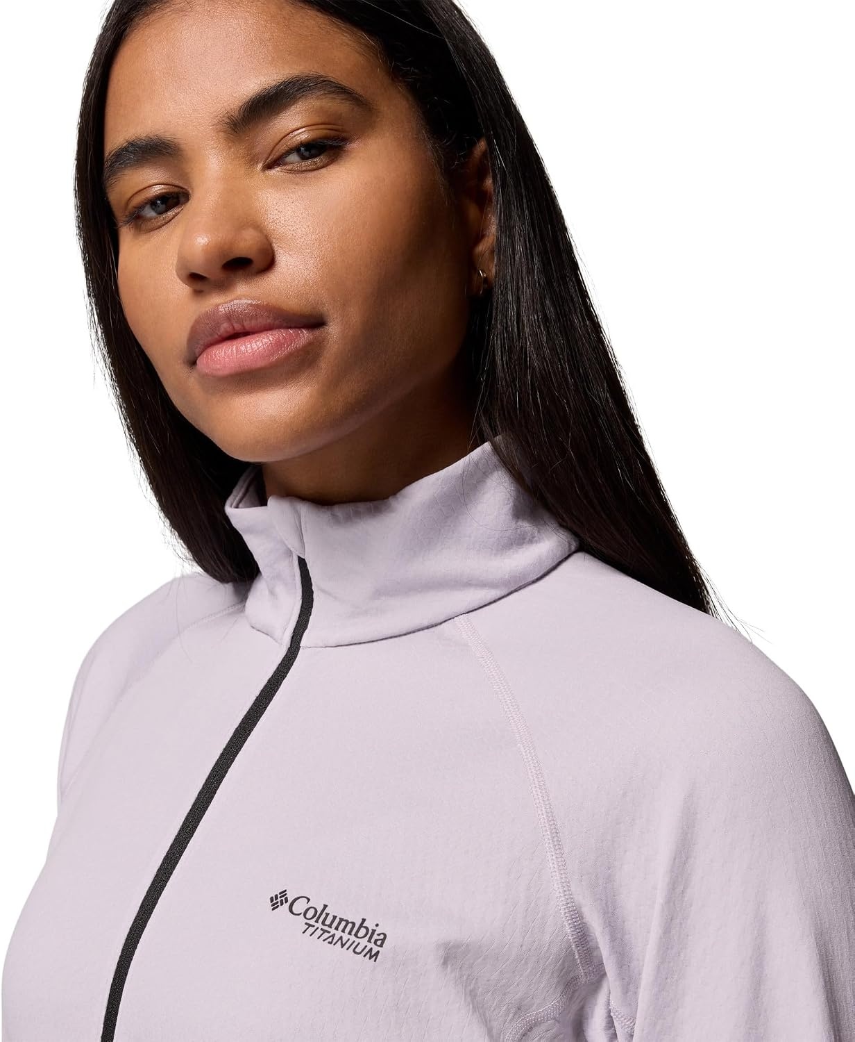 image:imageColumbia Womens Driventure Half Zip Poppy Red MediumLavender PearlWhite