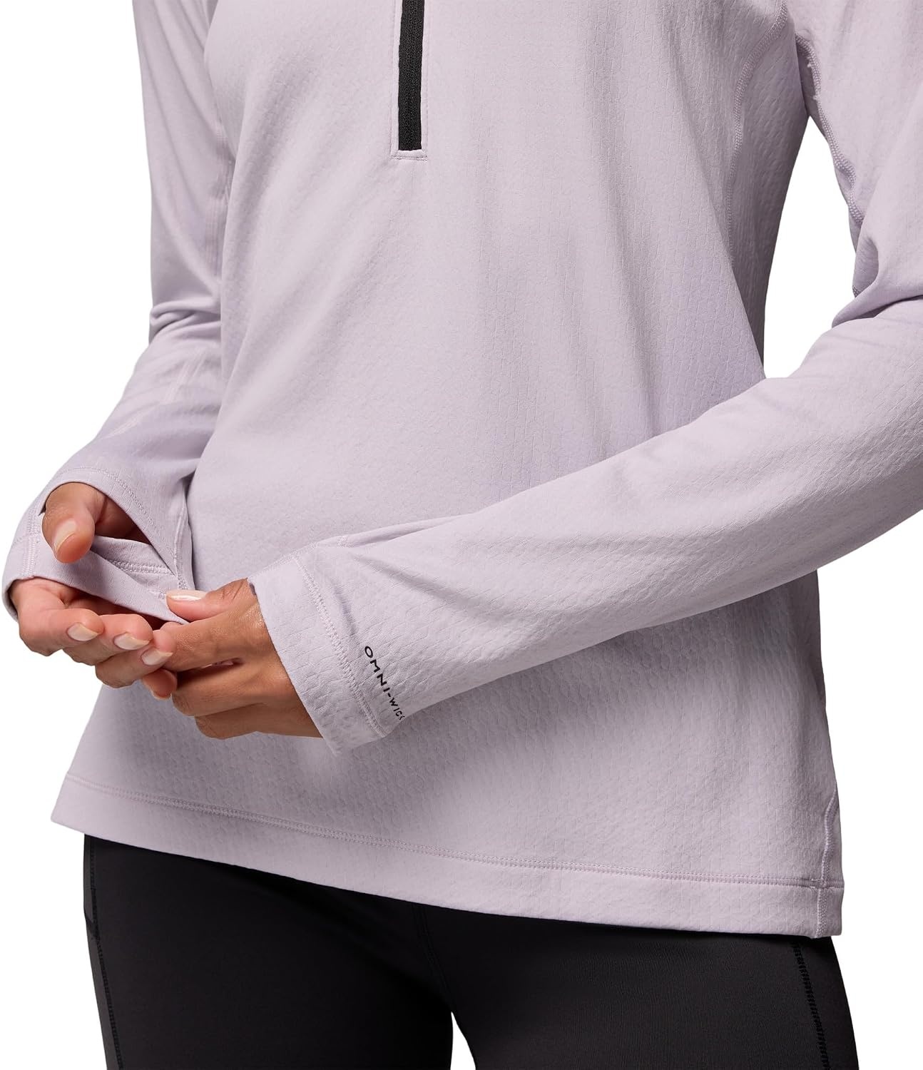 image:imageColumbia Womens Driventure Half Zip Poppy Red MediumLavender PearlWhite