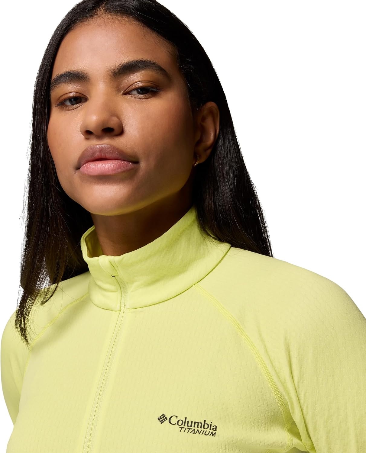 image:imageColumbia Womens Driventure Half Zip Poppy Red MediumNeon LightWhite