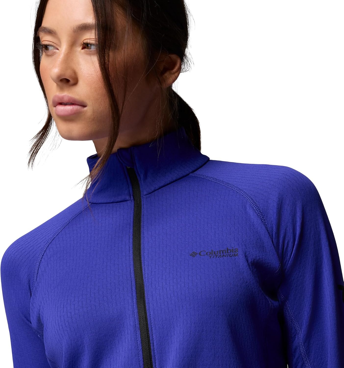 image:imageColumbia Womens Driventure Half Zip Poppy Red MediumPurple Quartz
