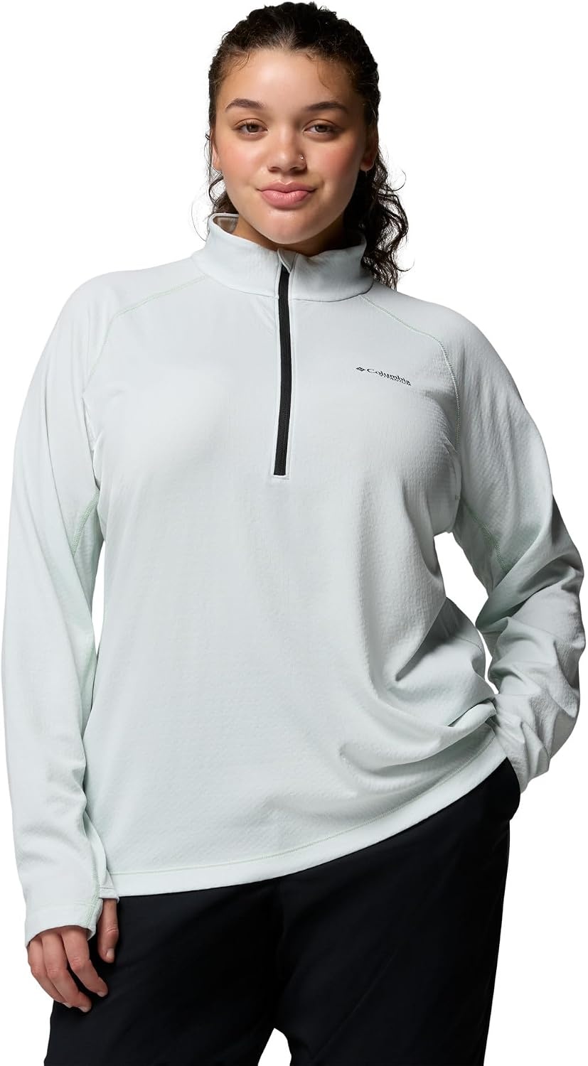 image:imageColumbia Womens Driventure Half Zip Poppy Red MediumTea Light