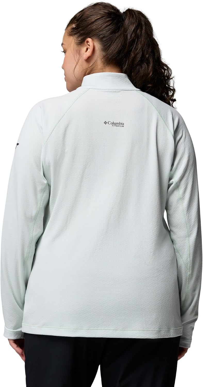 image:imageColumbia Womens Driventure Half Zip Poppy Red MediumTea Light