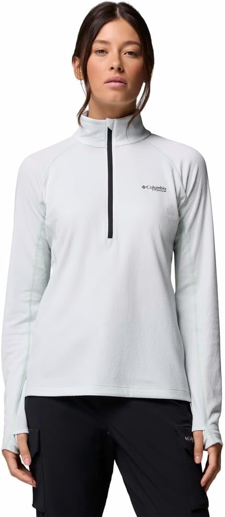 image:imageColumbia Womens Driventure Half Zip Poppy Red MediumTea Light