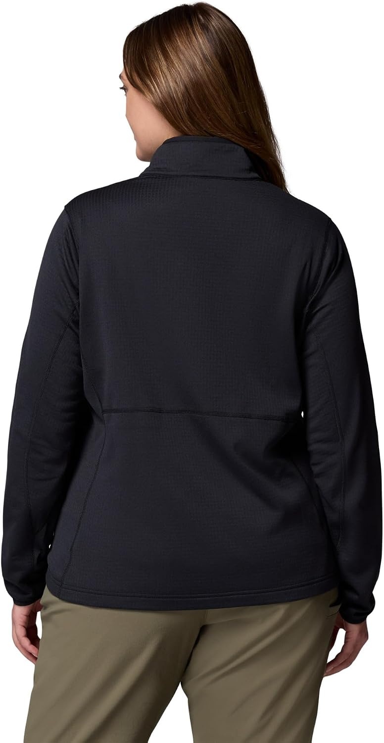 image:imageColumbia Womens Essential Hike Grid Fleece Half ZipBlack