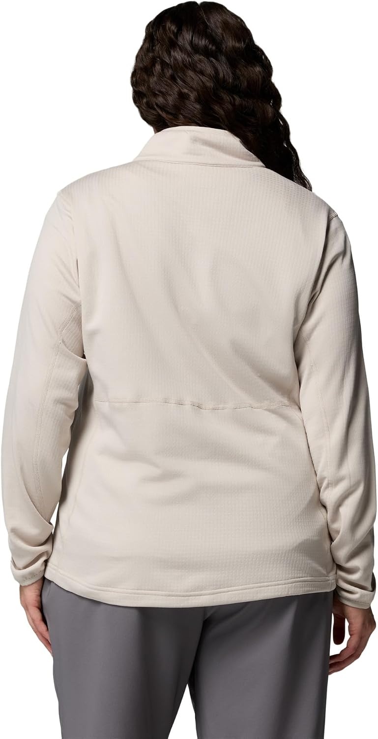 image:imageColumbia Womens Essential Hike Grid Fleece Half ZipDark Stone