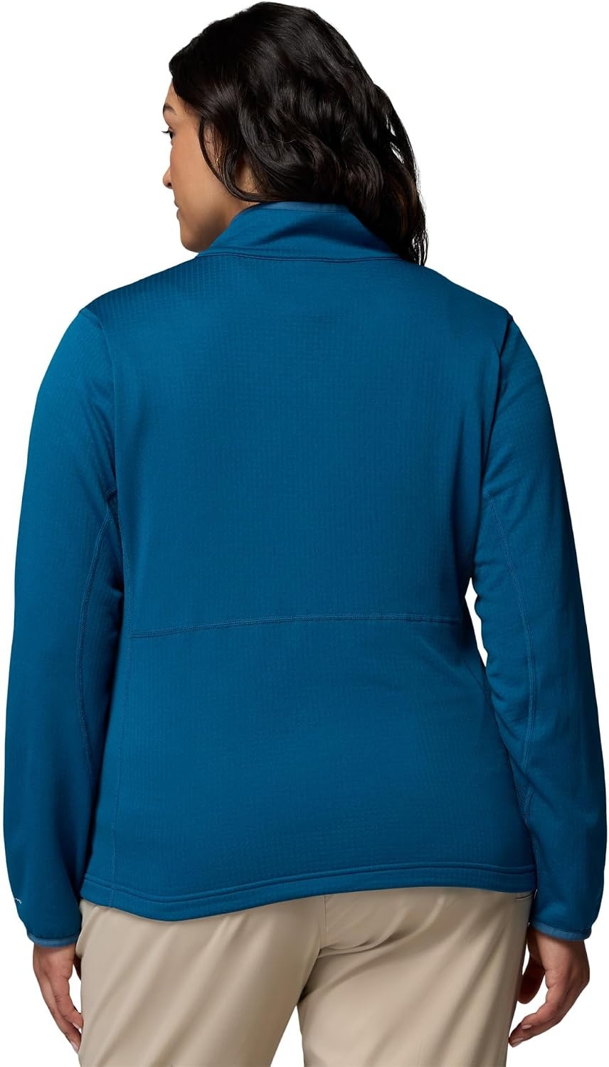 image:imageColumbia Womens Essential Hike Grid Fleece Half ZipPhoenix Blue