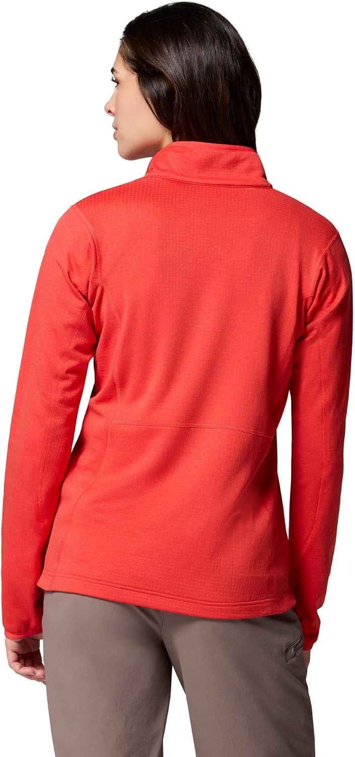 image:imageColumbia Womens Essential Hike Grid Fleece Half ZipPoppy Red