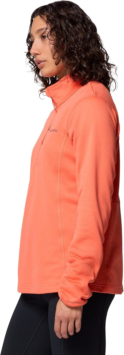 image:imageColumbia Womens Essential Hike Grid Fleece Half ZipZing