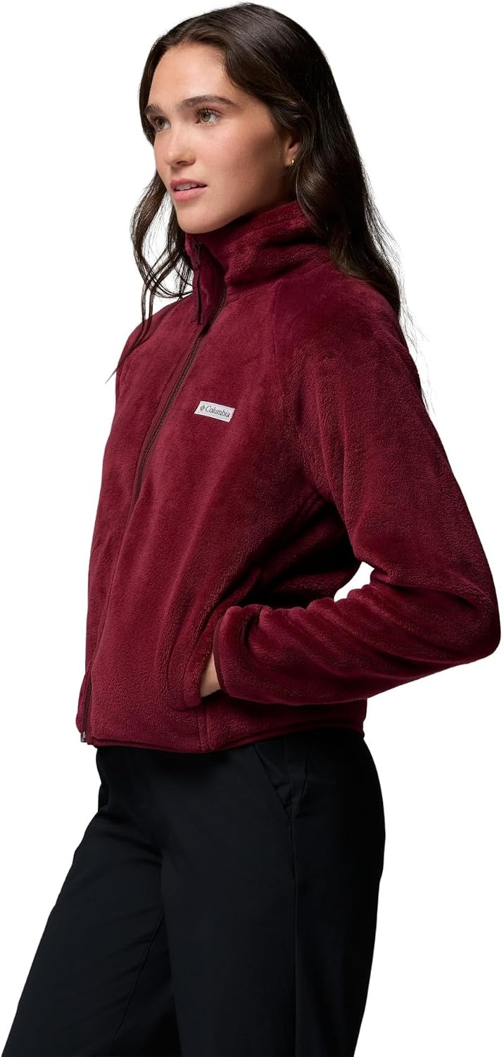 image:imageColumbia Womens Fire Side Reignited Sherpa Full ZipRich WinePlush