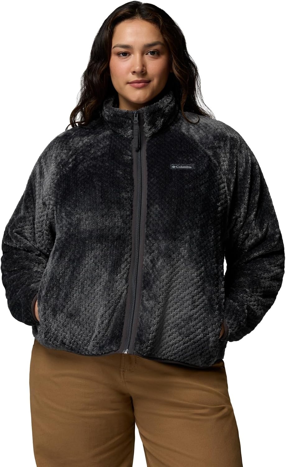 image:imageColumbia Womens Fire Side Reignited Sherpa Full ZipSharkDiamond