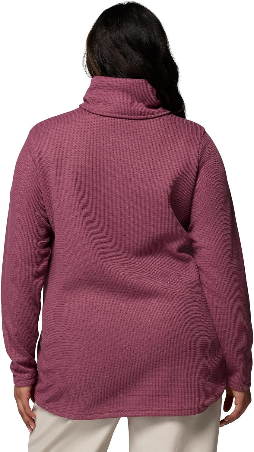 image:imageColumbia Womens Holly Hideaway Waffle Cowl Neck PulloverAntique Mauve