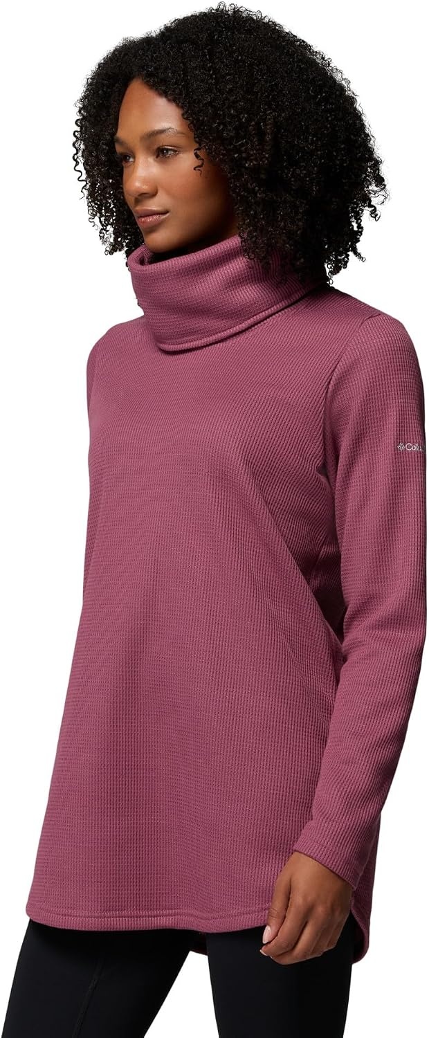 image:imageColumbia Womens Holly Hideaway Waffle Cowl Neck PulloverAntique Mauve