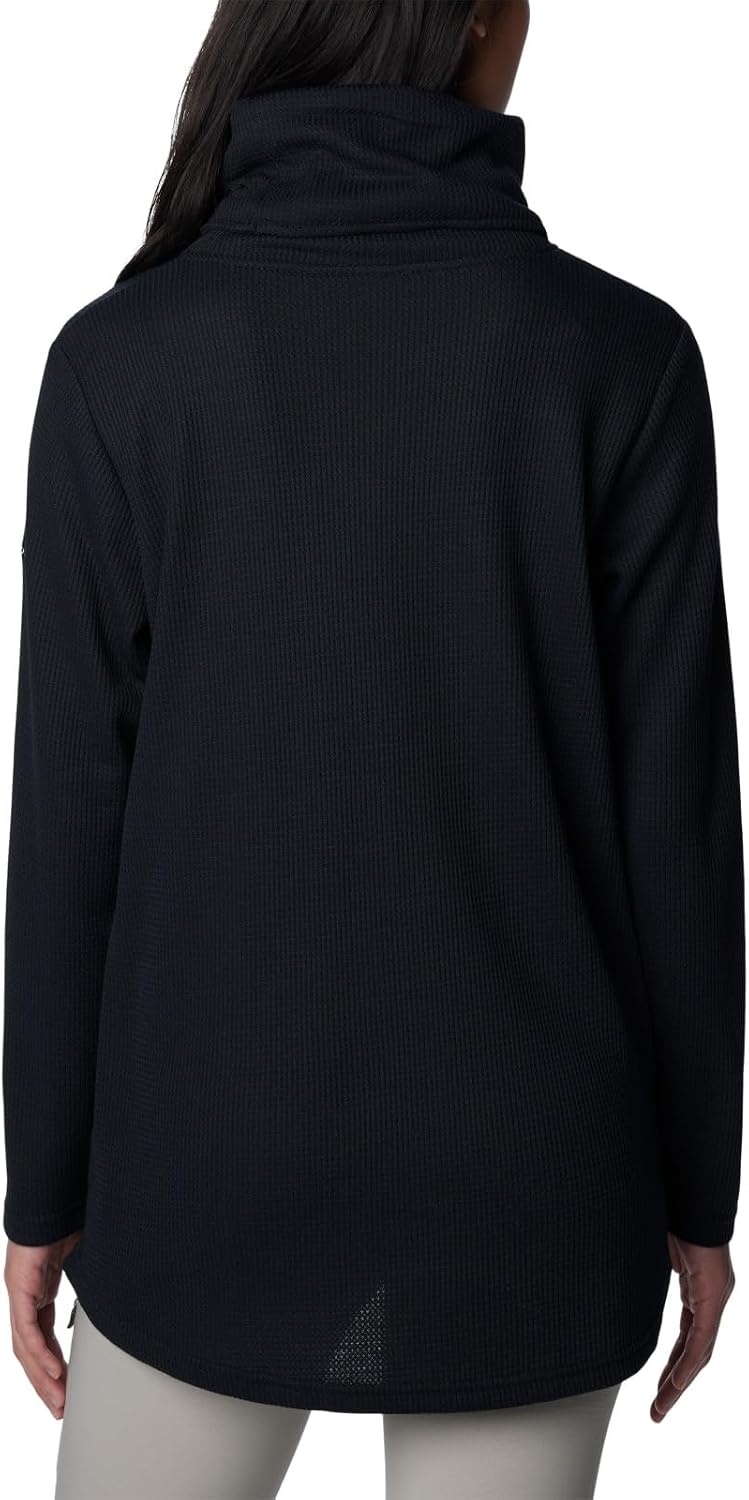 image:imageColumbia Womens Holly Hideaway Waffle Cowl Neck PulloverBlack