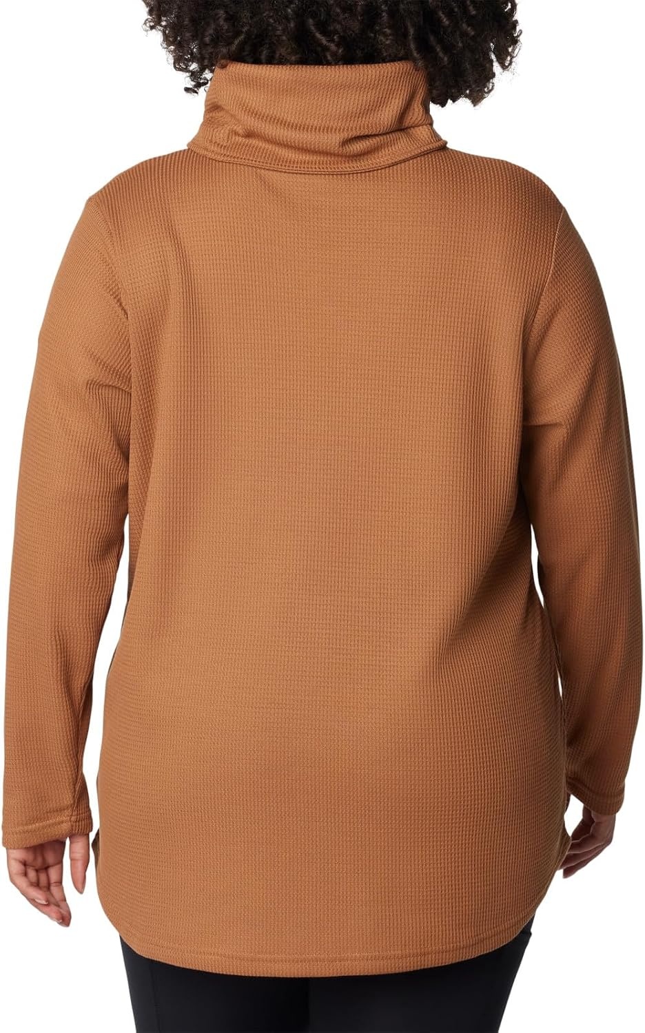 image:imageColumbia Womens Holly Hideaway Waffle Cowl Neck PulloverCamel Brown