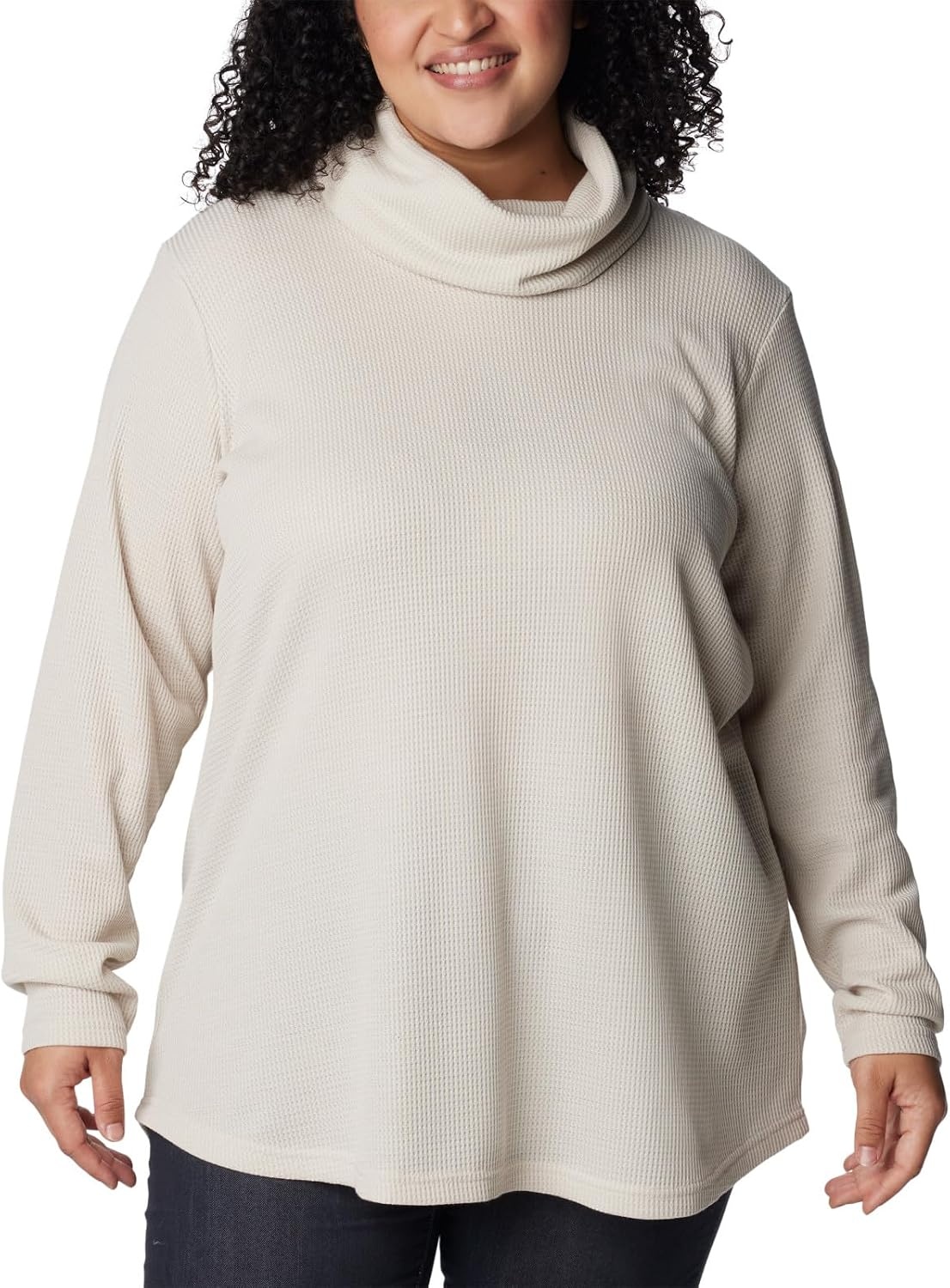 image:imageColumbia Womens Holly Hideaway Waffle Cowl Neck PulloverDark Stone
