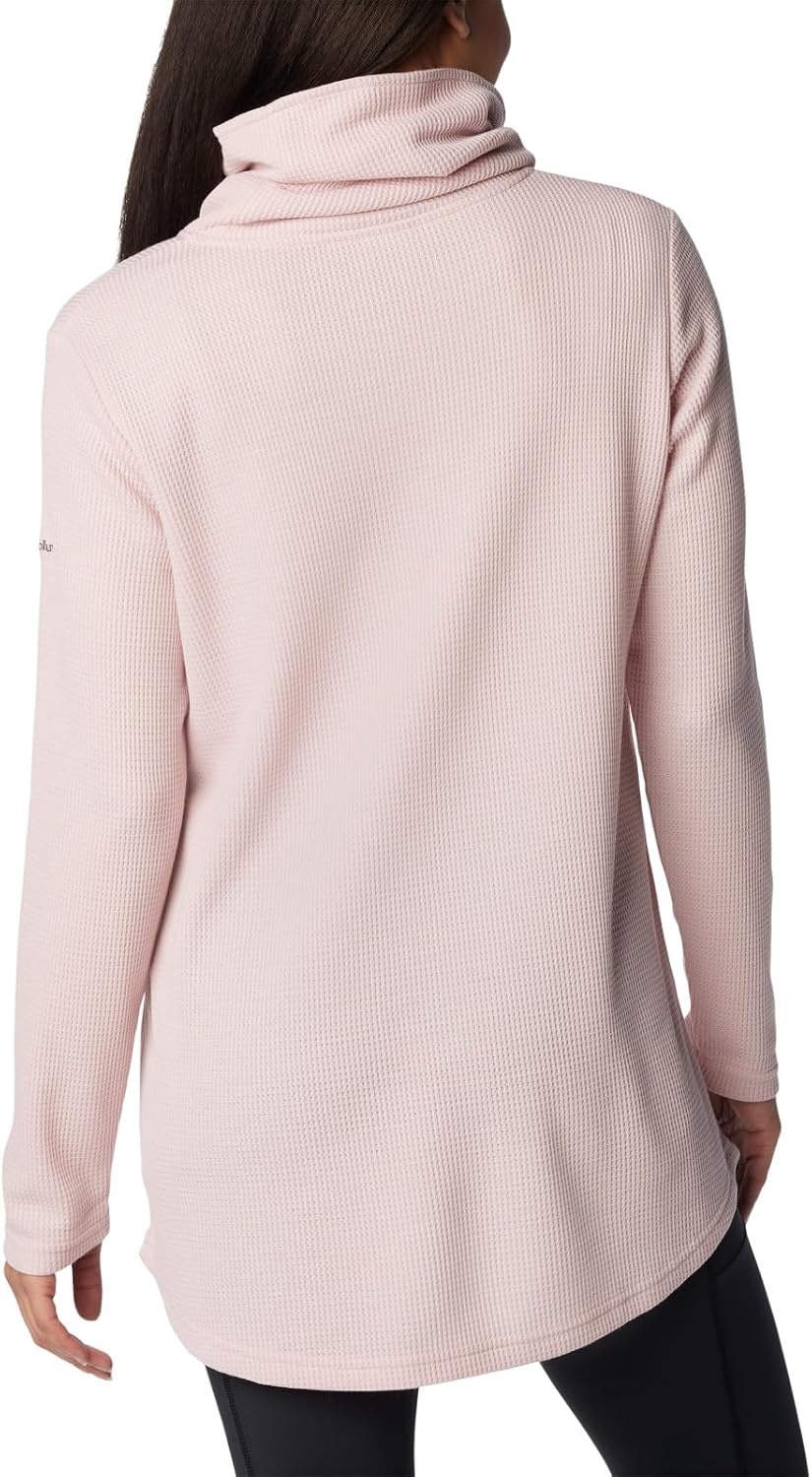 image:imageColumbia Womens Holly Hideaway Waffle Cowl Neck PulloverDusty Pink